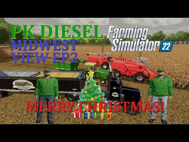 MERRY CHRISTMAS! EP4 MIDWEST VIEW NEW SLURRY SYSTEM 8410 JD ZX560 DG Wagon 750&850 MASSEY COMBINES