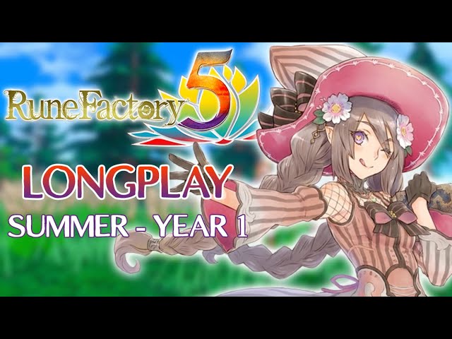 Rune Factory 5 Longplay - Summer Year 1 (Day 8 - 10)