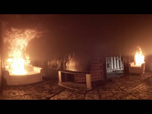 NZ Fire Service 360° - CAMERA-RIG HEAT TEST