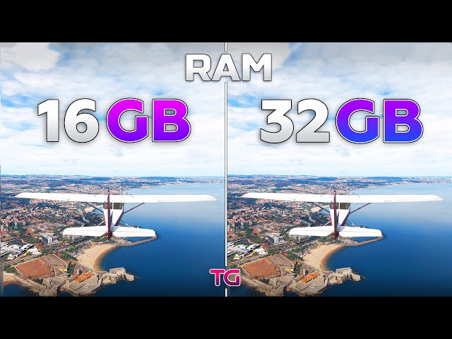 Microsoft Flight Simulator 2024 - 16GB RAM vs 32GB RAM