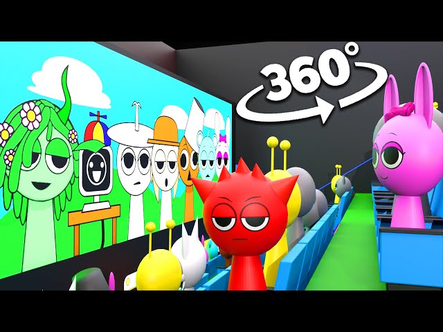 Incredibox Sprunki 360° - CINEMA HALL | 4K | VR | 360  Video