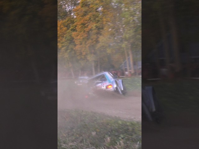 Robert Virves close call @ Rally Saaremaa 2024 #rally #starlet #robertvirves #ralli