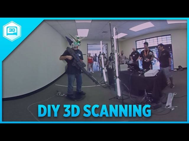 DIY 3D Scanning for #3DPrinting 360 VR