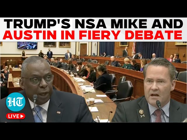 Trump LIVE | Trump's NSA Pick Mike Waltz Grills Pentagon Chief Lloyd Austin | Trump 2.0 Cabinet