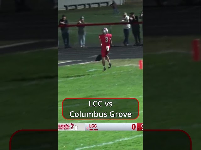 LCC vs Columbus Grove  #wosn #hsfootball #sports #nfl #highschoolsports