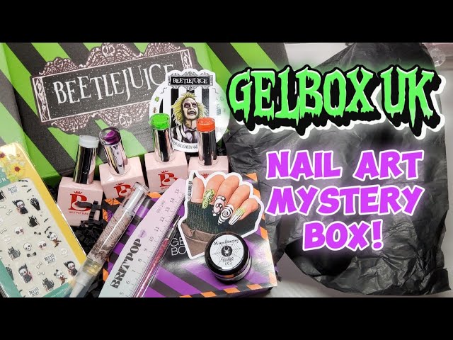 GELBOX UK MYSTERY BOX! | HEMA-FREE GLOW IN THE DARK GELS!!