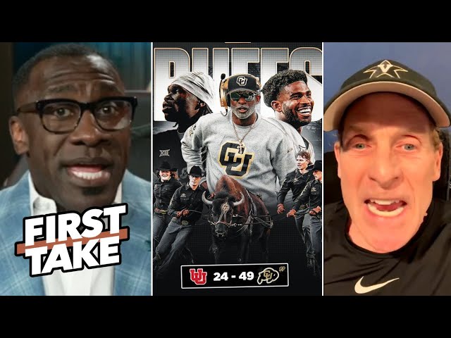 FIRST TAKE | Shannon & Skip put Deion Sanders' "haters" on notice after Colorado rolls against Utah