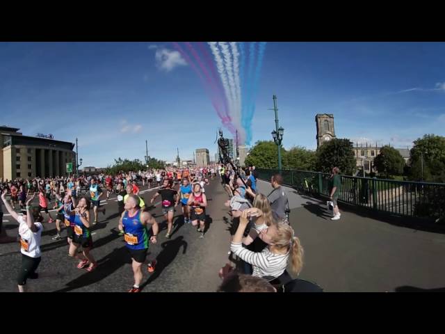 360!! Great North Run - 2016 - Red Arrows