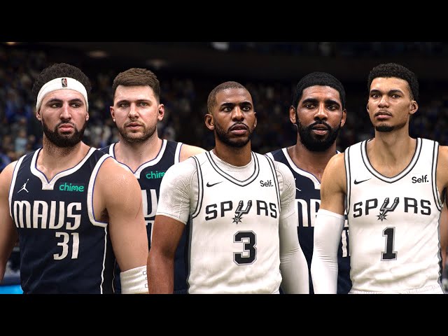 NBA TIP-OFF 2K25: SPURS vs MAVERICKS | ULTRA REALISTIC GAMEPLAY (PC)