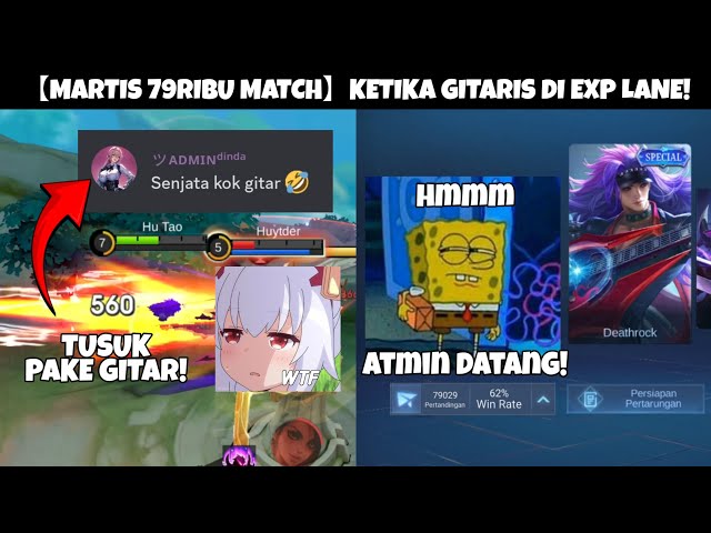 【MARTIS 79RIBU MATCH】KETIKA GITARIS DI EXP LANE! - Mobile Legend