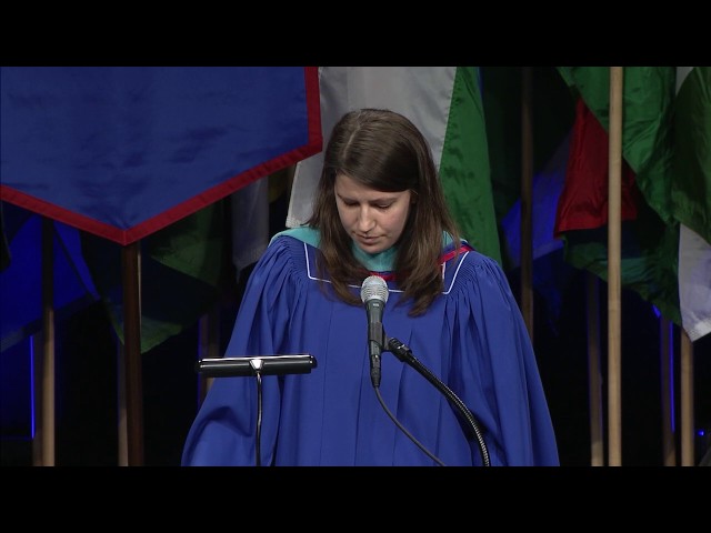 SPA Graduate Speaker Keaton Marit Van Beveren