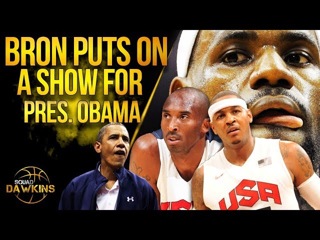 Melo, Kobe Struggle, LeBron Takes Over In Front Of Pres Obama To Give 2012 USA Team a Win vs Brazil