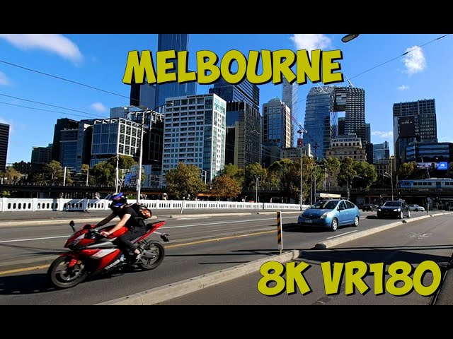 Passing the time watching the traffic on the Queen St Bridge Melbourne 8K 4K VR180 3D Travel