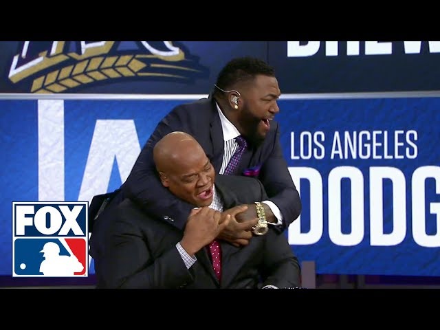 David Ortiz's incredible reaction to Jackie Bradley Jr.'s Grand Slam | FOX MLB