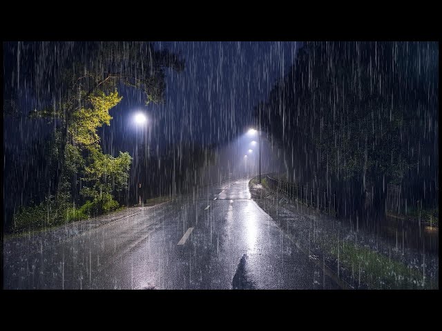 Rain Sounds For Sleeping - 99% Instantly Fall Asleep With Rain And Thunder Sound At Night Part #04