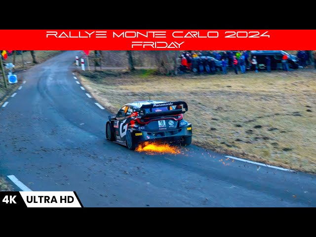 WRC Rallye Monte-Carlo 2024 | Friday | 4kᴴᴰᴿ Rallye Time