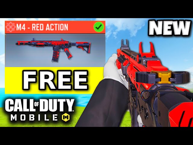 *NEW* FREE M4 - RED ACTION in COD MOBILE 🤯