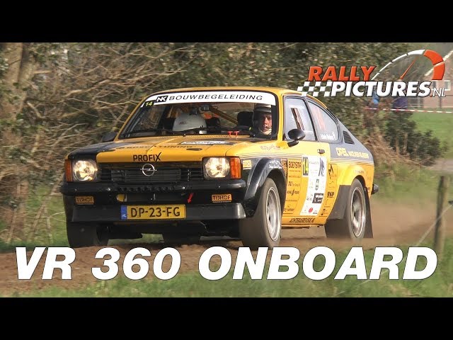 VR 360 ONBOARD Visual Art Rally 2018 | Opel Kadett GT/E Edwin Wolves & Hans Hengstman