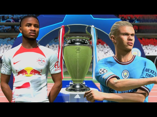 FIFA 23 - RB Leipzig vs Manchester City - UEFA Champions League Round Of 16 | PS5 | UCL #fifa23 #ucl