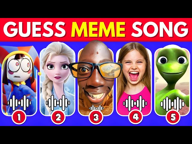 GUESS MEME & WHO'S SINGING 🎤🎵 🔥| Lay Lay, King Ferran, Salish Matter,MrBeast, Tenge Song, Elsa,Diana