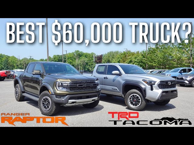 Best $60,000 Midsized Truck! 2024 Ford Ranger Raptor vs Toyota Tacoma TRD