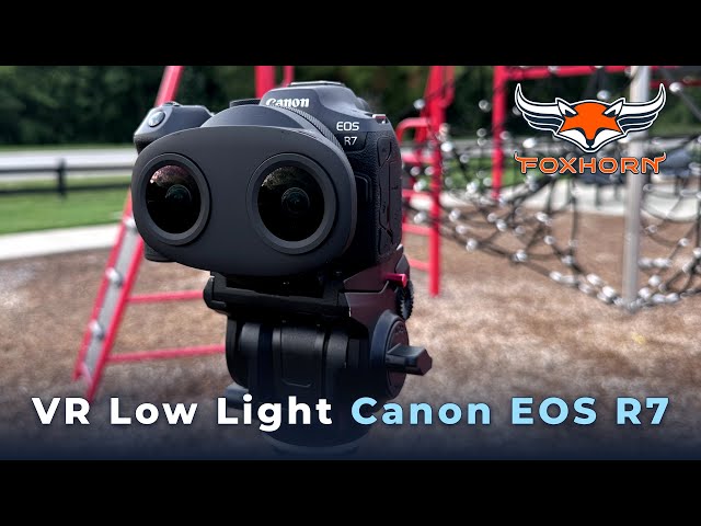 Canon EOS R7 - VR180 Low Light at the Ballpark