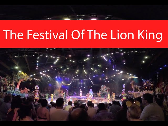 Festival Of The Lion King - Animal Kingdom