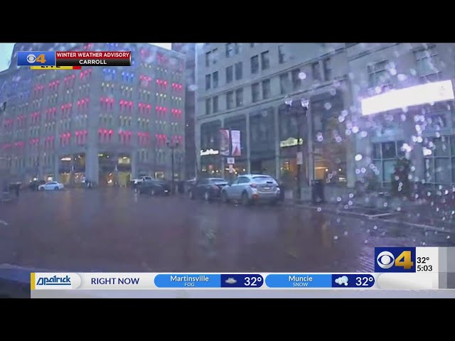 First snow of the year: CBS4's Claire Curry gives updates