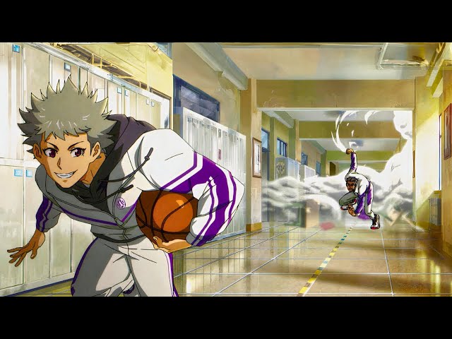 They underestimate the new transfer student, unaware that he is a slam dunk master