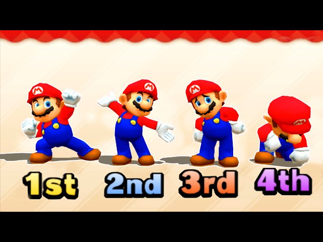 Mario Party The Top 100 Minigame - Mario Vs Luigi Vs Yoshi Vs Rosalina (Master Difficulty)