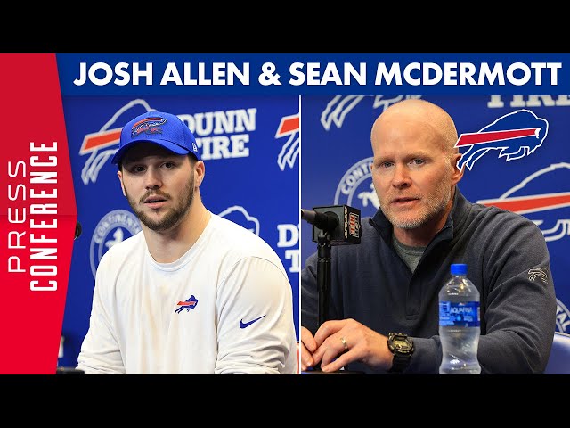 Sean McDermott And Josh Allen On Damar Hamlin’s Progress | Buffalo Bills