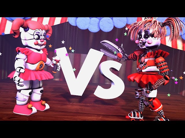 [FNAF/SFM] Baby vs Baby (FNAF6 vs FNAF SL and more!) - 15K sub special