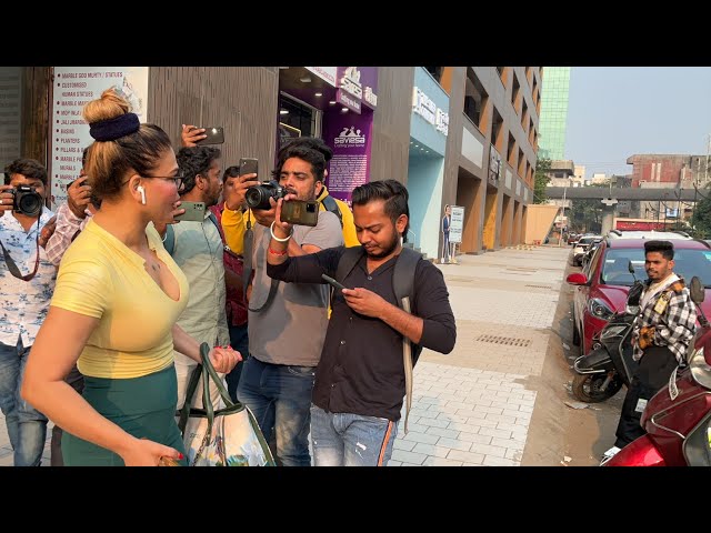 Rakhi Sawant UNEDITED LIVE outside her Gym