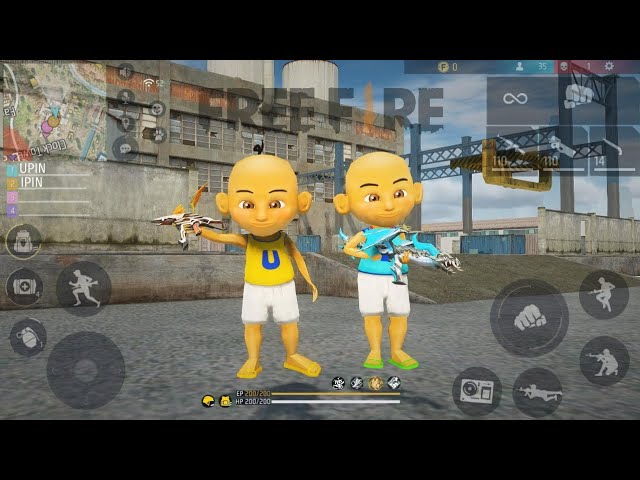 Upin dan Ipin free fire bermuda🔥 free fire upin ipin GTA