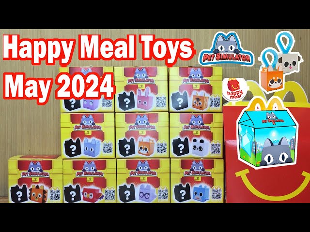 McDo May 2024 Happy Meal Pet Simulator Unboxing