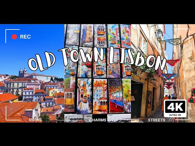 Lisbon Old Town (Alfama), Portugal 🇵🇹 #lisbon #portugal #oldtown #alfama #4K