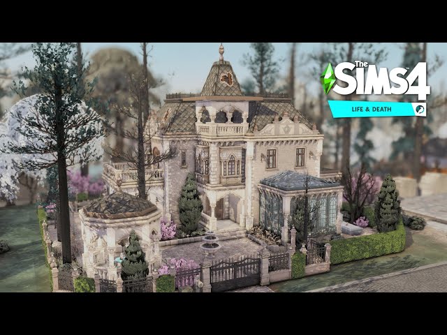 Inherited Ravenwood Manor 🥀 | The Sims 4 Life and Death Speed Build (No CC)