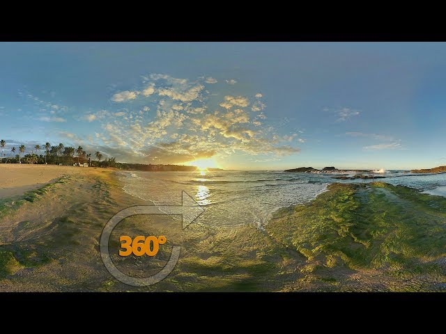 🏖️ Relax at the Beach and enjoy the Sunset | Beautiful Beach 360°