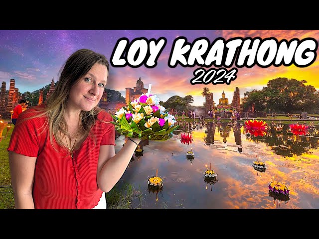 Loy Kratong 2024 | Best Festival in Thailand 🇹🇭