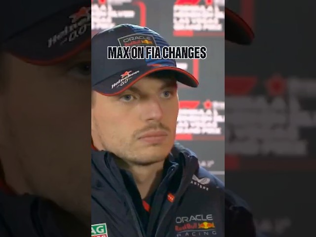 Max Verstappen NOT HAPPY WITH FIA: VEGAS GP INTERVIEW