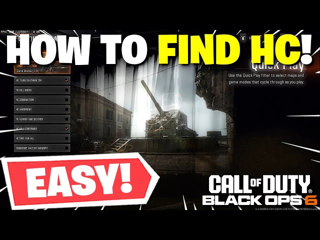 Black Ops 6 - How To Find & Play Hardcore In BO6 - Hardcore Quick Play!