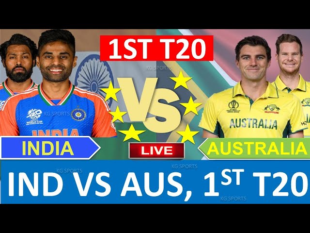 🔴Live: India vs Australia 1st T20 2024 | |IND vs AUS 2024 | #indvsaus #cricketlive