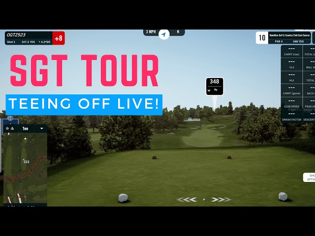 Play SIM Golf Tour LIVE Like a Pro in 10 Minutes!