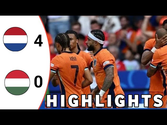 Highlights Netherlands vs Hungary ( 4-0 ) Uefa Nations League & All Goals & Highlights 2024