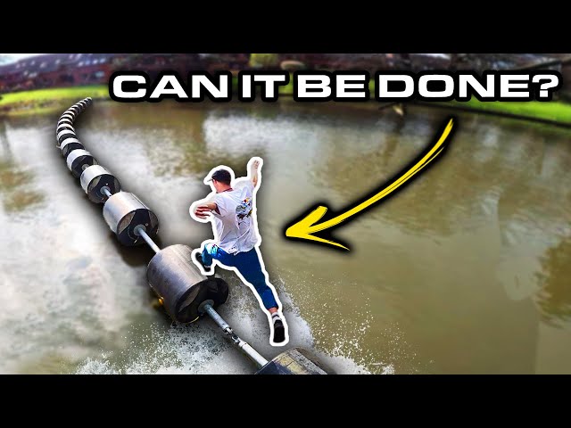 IMPOSSIBLE SPINNING BARREL Water Challenge (WIPEOUT!) 💦