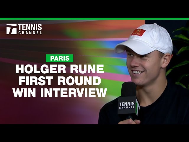 Holger Rune Spills Tea on the Six Kings Slam | 2024 Paris 1st Round Interview