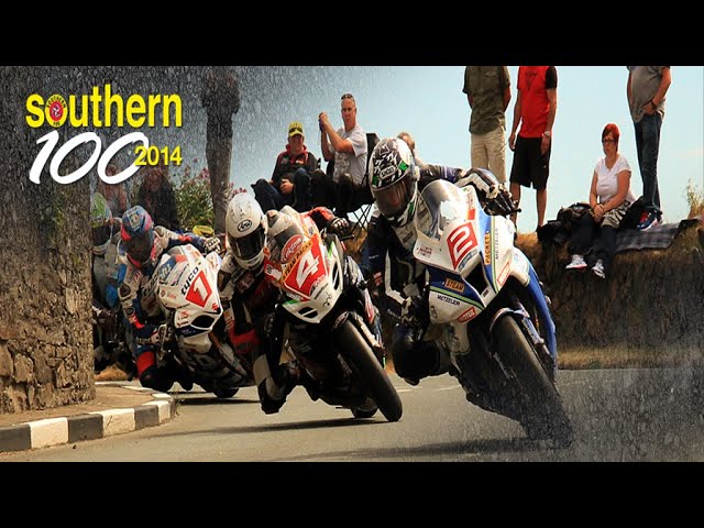 Big Crash at Southern 100 Road Races 2014 | Isle of Man