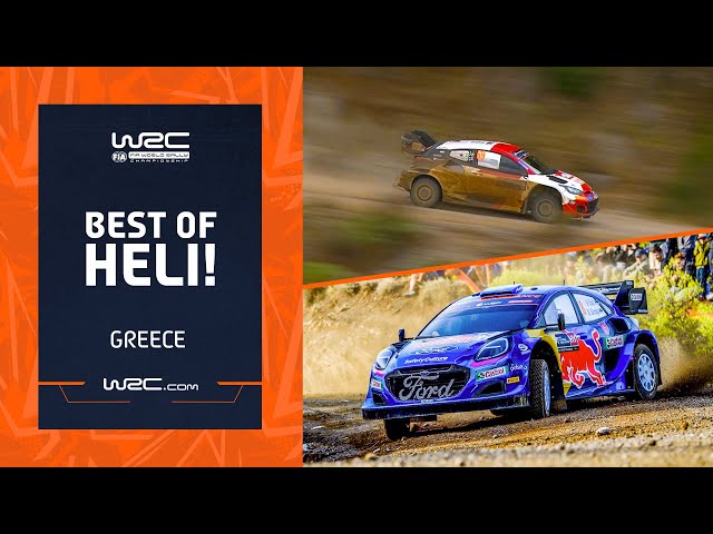 Best of Heli! | WRC EKO Acropolis Rally Greece 2023