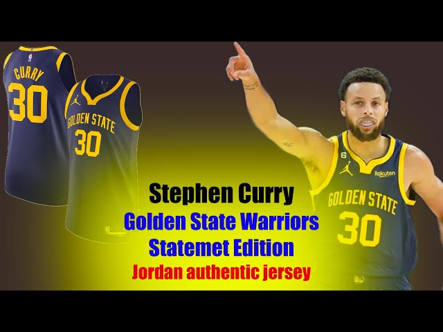 Review (รีวิว) | Stephen Curry Warriors 22-24 Statement Edition Jordan brand Authentic Jersey