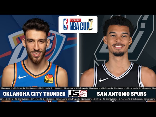 OKLAHOMA CITY THUNDER VS SAN ANTONIO SPURS | NBA Live Scoreboard 2024